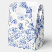 Frans bloemenpatroon bedankdoosjes (Geopend)