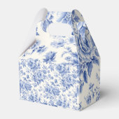 Frans bloemenpatroon bedankdoosjes (Voorkant Zijde)