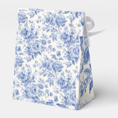 Frans bloemenpatroon bedankdoosjes (Achterkant)