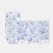 Frans bloemenpatroon bedankdoosjes (Uitgevouwen)