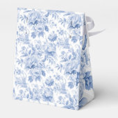 Frans bloemenpatroon bedankdoosjes (Achterkant)