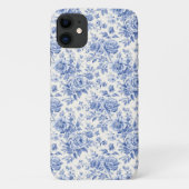 Frans bloemenpatroon Case-Mate iPhone case (Achterkant)