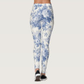 Frans bloemenpatroon leggings (Achterkant)