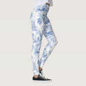 Frans bloemenpatroon leggings (Rechts)