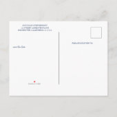  Frans Bloementoilet blauw Aankondigingskaart (Achterkant)