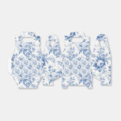  Frans Bloementoilet blauw Bedankdoosjes (Uitgevouwen)