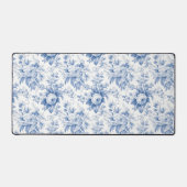  Frans Bloementoilet blauw Bureaumat (Voorkant)