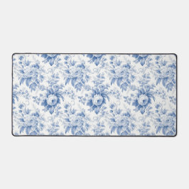  Frans Bloementoilet blauw Bureaumat