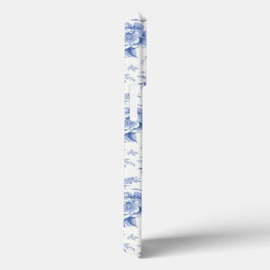  Frans Bloementoilet blauw Case-Mate iPhone Case (Achterkant / Rechts)