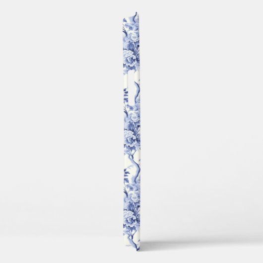  Frans Bloementoilet blauw Case-Mate iPhone Case (Achterkant / Rechts)