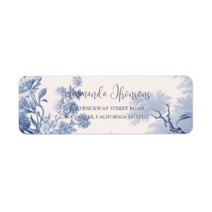  Frans Bloementoilet blauw Etiket