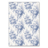 Frans Bloementoilet blauw Kaart (Achterkant)