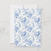 Frans Bloementoilet blauw RSVP Kaartje (Achterkant)