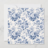 Frans Bloementoilet Blauw Uitnodiging (Achterkant)