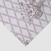 Frans bloemmotief toile tissuepapier (Detail)