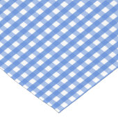 Frans Blue en White Gingham Korte Tafelloper (Hoek)