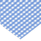 Frans Blue en White Gingham Lange Tafelloper (Hoek)