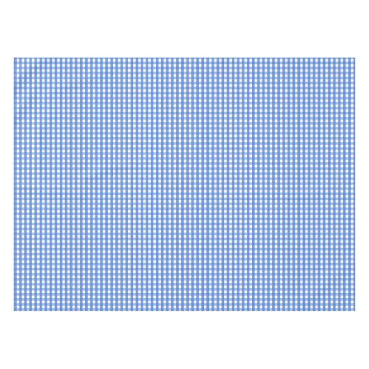 Frans Blue en White Gingham Tafelkleed (Voorkant (Horizontaal))