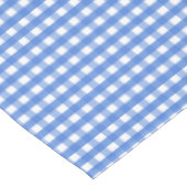 Frans Blue en White Gingham Tafelkleed (Gekanteld)