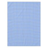 Frans Blue en White Gingham Tafelkleed (Voorkant)