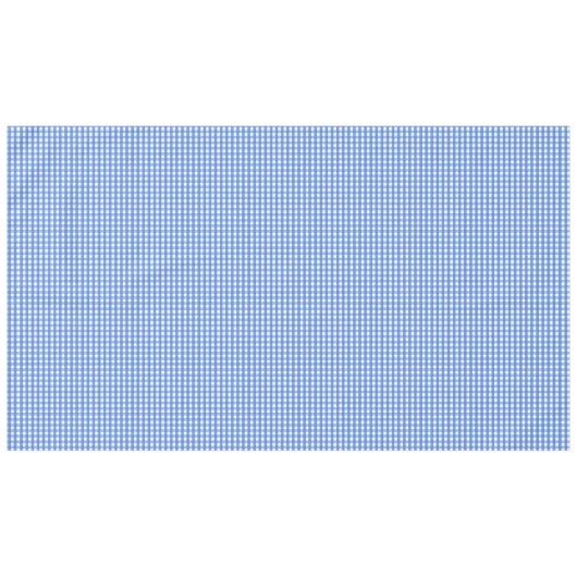 Frans Blue en White Gingham Tafelkleed (Voorkant (Horizontaal))