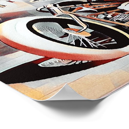 FRANS BOARD TRACK MOTO POSTER (Hoek)