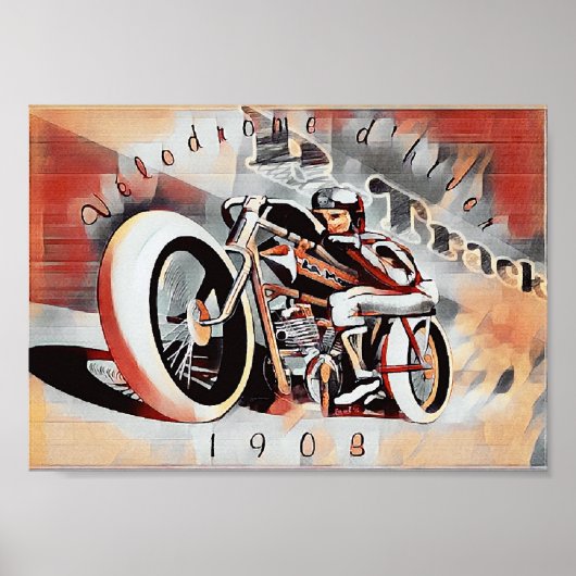 FRANS BOARD TRACK MOTO POSTER (Voorkant)