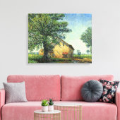 Frans Boerderij Huis op La Petite Mare Canvas Afdruk (Insitu (Woonkamer))