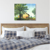 Frans Boerderij Huis op La Petite Mare Canvas Afdruk (Insitu (Slaapkamer))