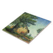 Frans Boerderij in La Petite Mare (door Francis Pi Tegeltje (Zijkant)