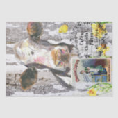 Frans Boerderij Koe Tissuepapier (Voorkant)