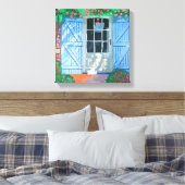 Frans boerenerf canvasprint canvas afdruk (Insitu (Slaapkamer))