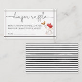 Frans Bonjour Bebe Geslacht Neutral Diaper Raffle  Informatiekaartje (Voorkant / Achterkant)