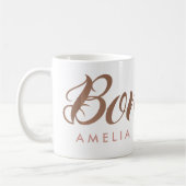 Frans Bonjour Roos Gold Persoonlijk script Koffiemok (Links)