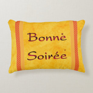 Frans:Bonne Soiree Accent Pillow Accent Kussen