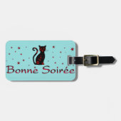 Frans:Bonne Soiree Bagagelabel (Voorkant horizontaal)