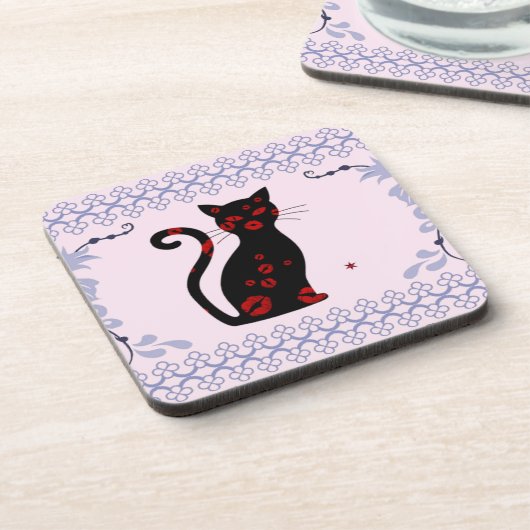 Frans:Bonne Soiree Beverage Coaster Bier Onderzetter (Linkerzijde)