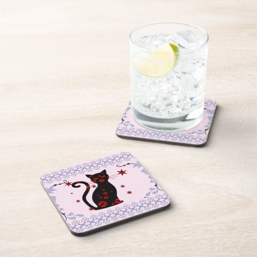 Frans:Bonne Soiree Beverage Coaster Bier Onderzetter (Rechterzijde)