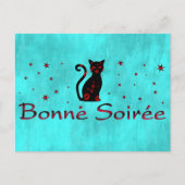 Frans:Bonne Soiree Briefkaart (Voorkant)