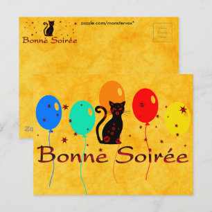 Frans:Bonne Soiree Briefkaart