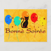 Frans:Bonne Soiree Briefkaart (Voorkant)