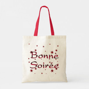 Frans:Bonne Soiree Canvas tas