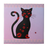 Frans:Bonne Soiree Ceramic Tegel Tegeltje (Voorkant)