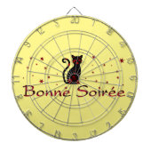 Frans:Bonne Soiree Dart Board Dartbord (Voorkant)