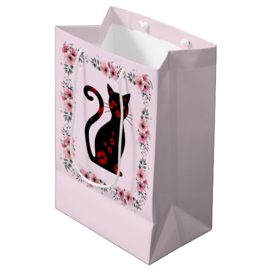 Frans:Bonne Soiree Gift Bag Medium Cadeauzakje (Voorkant Gekanteld)