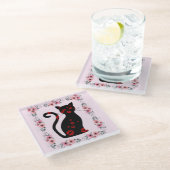 Frans:Bonne Soiree Glass Onderzetter Glazen Onderzetter (Schuin)