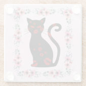 Frans:Bonne Soiree Glass Onderzetter Glazen Onderzetter (Achterkant)