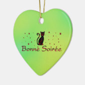 Frans:Bonne Soiree Keramisch Ornament (Links)
