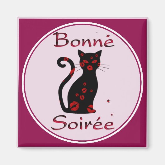 Frans:Bonne Soiree Magnet (Voorkant)
