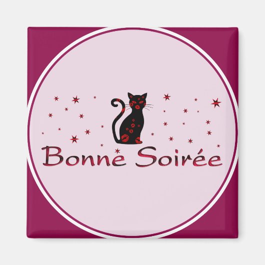 Frans:Bonne Soiree Magnet (Voorkant)